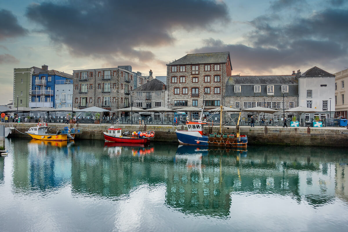 Harbour with boats