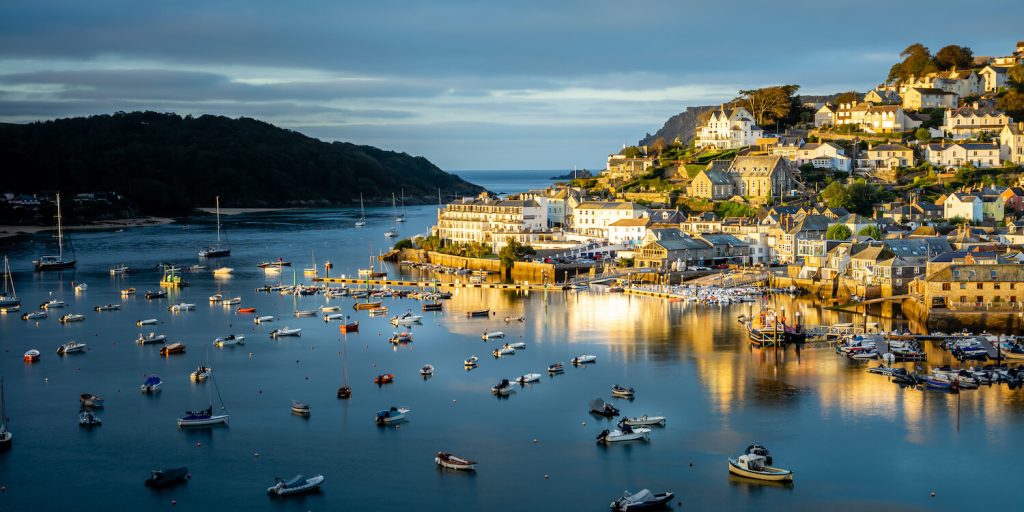 Salcombe town in Devon